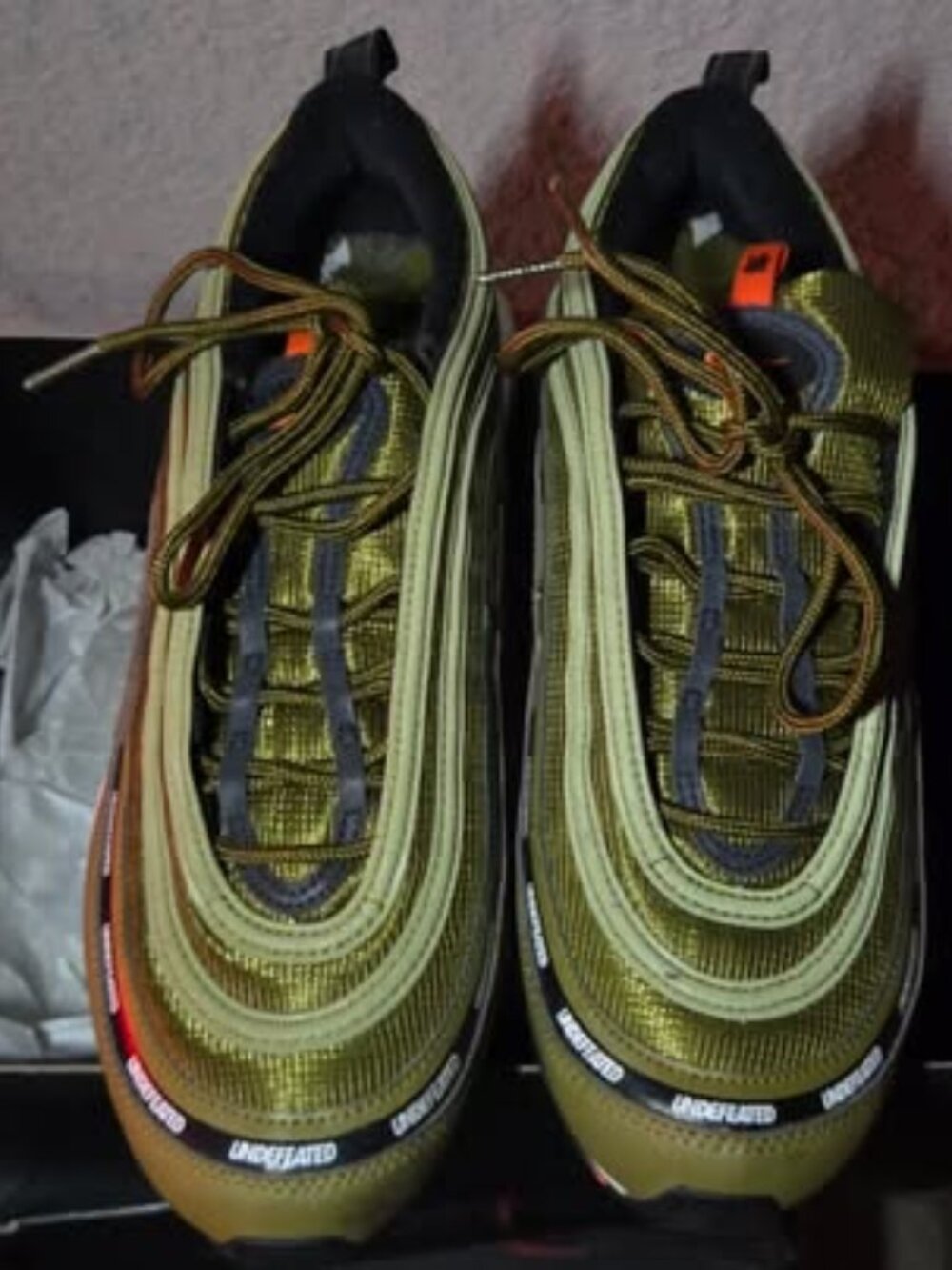 Nike Air Max 97 x Undefeated Militia Green Men's Size 11 with Box